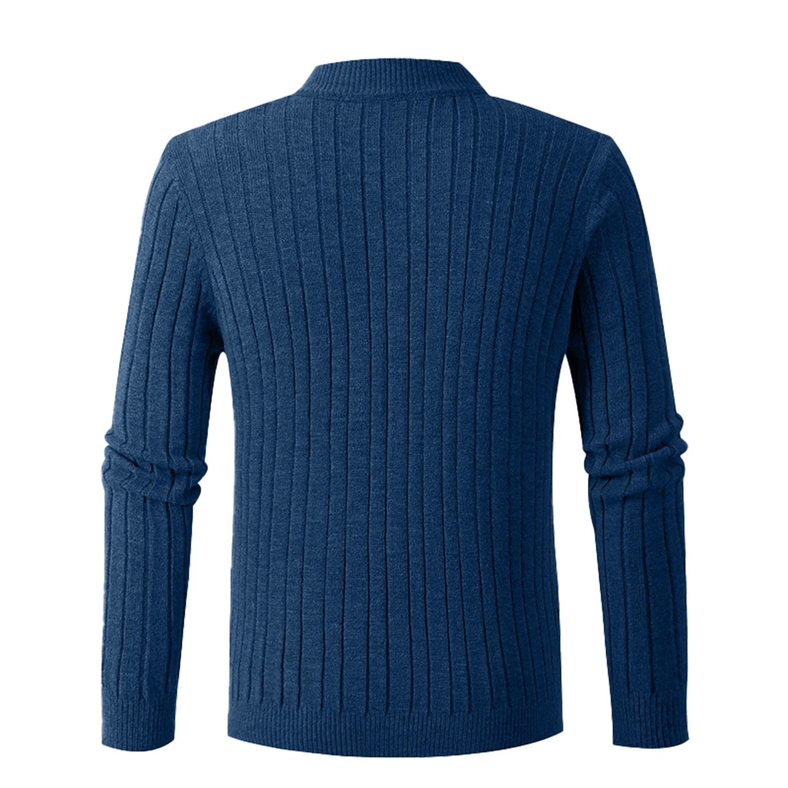 Sweaters for Men Cable Knit Crew Neck Top Long Sleeve Dressy Casual Fall and Winter Quarter Zip Pullover Sweater